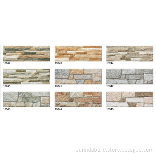 premium quality modern design house Roughness wear resistant stone tiles and marbles exterior wall floor clinker tile